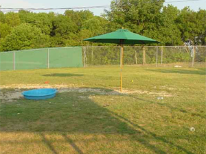 Another view of play yard. We also serve surrounding areas - Wylie, Parker, Allen, Murphy, Plano, etc